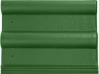 Зеленая цементная черепица