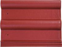 Бордовая цементная черепица