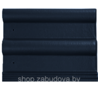 Чёрная цементная черепица