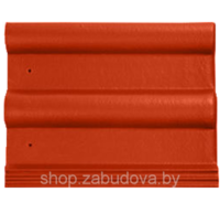 Оранжевая цементная черепица